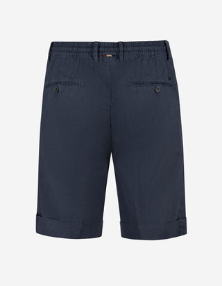 Milano Drawstring Shorts Linne Bomull Navy