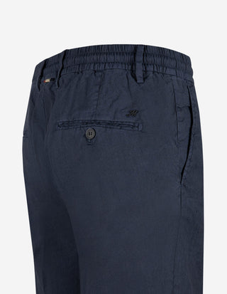 Milano Drawstring Shorts Linne Bomull Navy