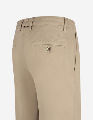 New York Shorts Bomull Beige