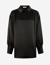 Leonora Blus Satin Svart