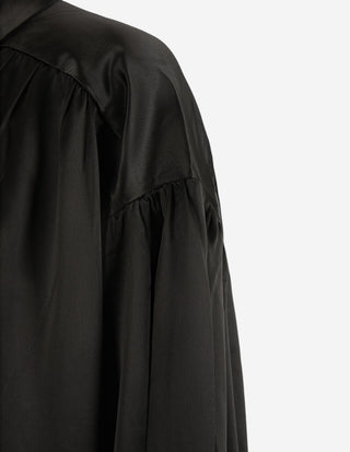 Leonora Blus Satin Svart
