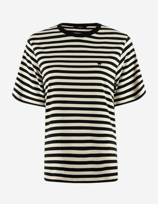 Venaco T-Shirt Benvit/Svart