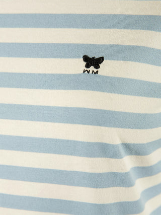 Venaco T-Shirt Benvit/Blå