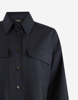 Mulino Overshirt Ull Navy
