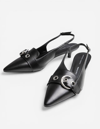 Slingback Skor Svart
