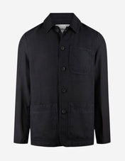 Constantin Overshirt Linne Navy