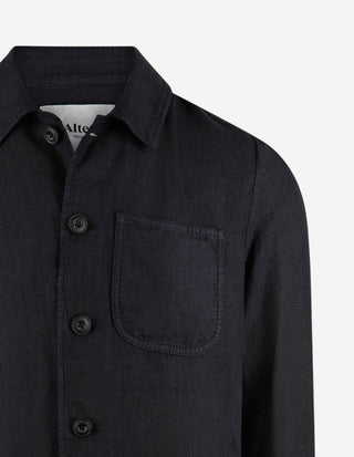 Constantin Overshirt Linne Navy