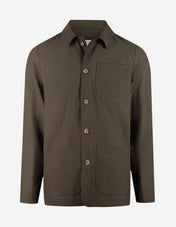 Constantin Overshirt Seersucker Grön