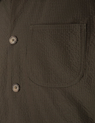 Constantin Overshirt Seersucker Grön