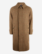 Mac Raglan Rock Harris Tweed Brun