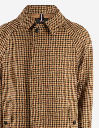 Mac Raglan Rock Harris Tweed Brun