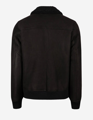 Blouson Jacka Shearling Svart