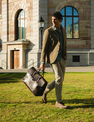 Firenze Blazer Moon Tweed Hundtand Beige/Grön