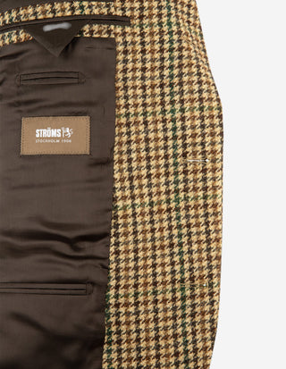 Firenze Blazer Moon Tweed Hundtand Beige/Grön