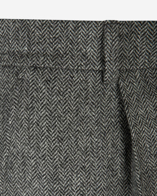 Firenze Byxa Frontveck Moon Tweed Fiskben Grå