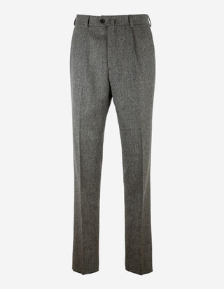 Firenze Byxa Frontveck Moon Tweed Fiskben Grå