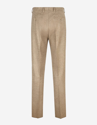 Firenze Byxa Frontveck Moon Tweed Fiskben Beige