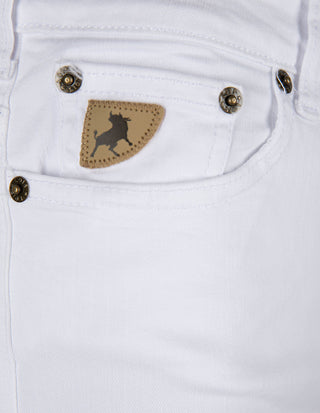 Palazzo Jeans Vit