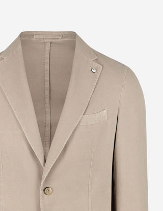 Jack Regular Kavaj Bomull Beige