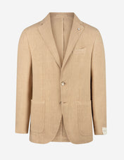 Jack Regular Kavaj Linne Beige