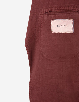 Jack Regular Kavaj Linne Vinröd