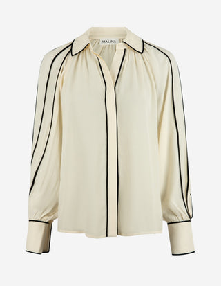 Bea Blus Benvit/Svart