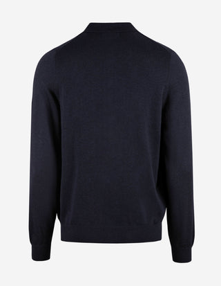 Tyneham Cardigan Bomull Cashmere Marinblå