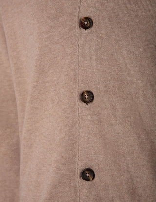 Tyneham Cardigan Bomull Cashmere Brun