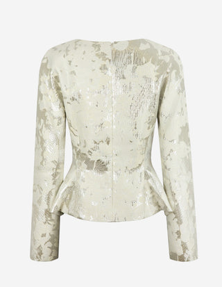 Jaquard Top Benvit/Silver