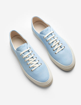 Genoa Sneaker Mocka Ljusblå