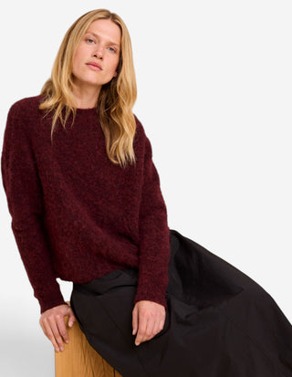 Fie Tröja Burgundy