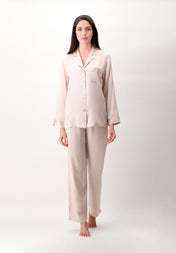 Pyjamas Siden Champagne