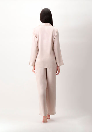 Pyjamas Siden Champagne