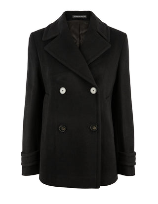 Peacoat Ull/Cashmere Svart