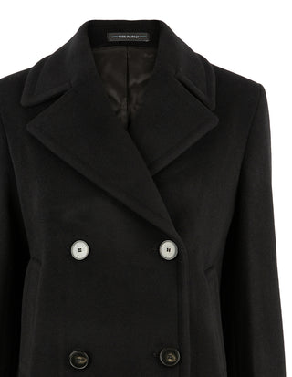 Peacoat Ull/Cashmere Svart