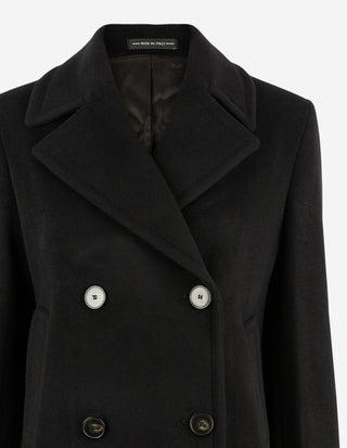 Peacoat Ull/Cashmere Svart