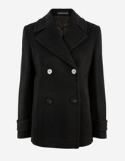 Peacoat Ull/Cashmere Svart