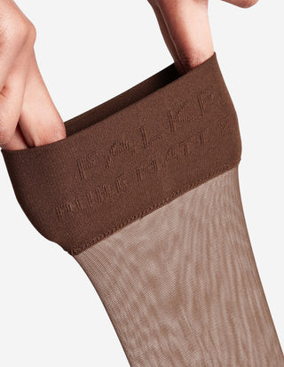 Pure Matt Knee High 20 DEN Knästrumpor Mörkbrun