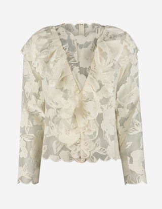 Sansa Blus Benvit