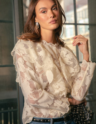 Sansa Blus Benvit