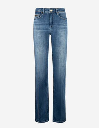 Kira B Jeans Denimblå