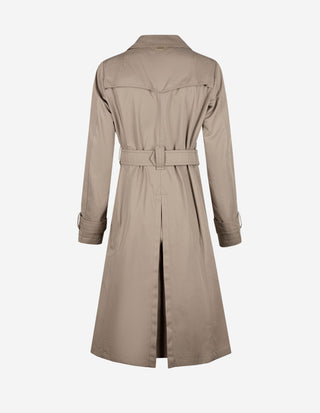 Lungo Trenchcoat Mörkbeige