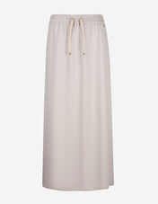 Satin Kjol Ljusbeige