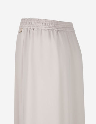Satin Kjol Ljusbeige