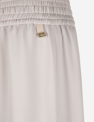 Satin Kjol Ljusbeige
