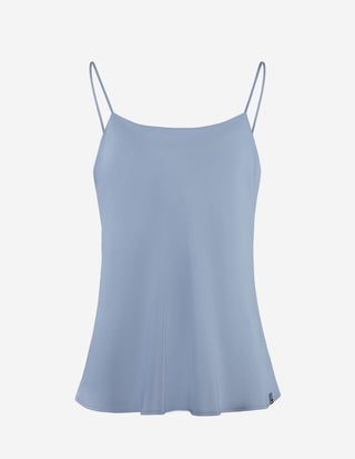 Satin Linne Blå
