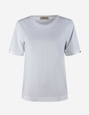 T-Shirt Bomullsstretch Vit
