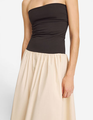 Marc Klänning Svart/Beige