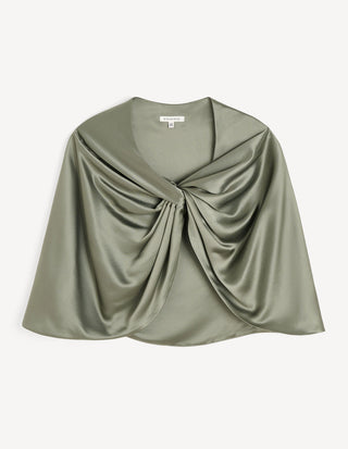 Pinlos Poncho Mossgrön One Size