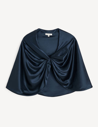 Pinlos Poncho Blå One Size